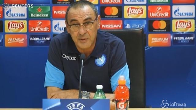 Napoli, Sarri: “Rappresentiamo una città che merita la Champions”