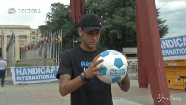VIDEO Neymar, ambasciatore dei diritti dei disabili