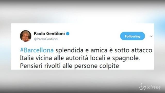 La solidarietà al popolo spagnolo