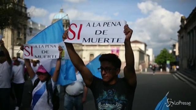 Il Guatemala dice sì alla pena di morte