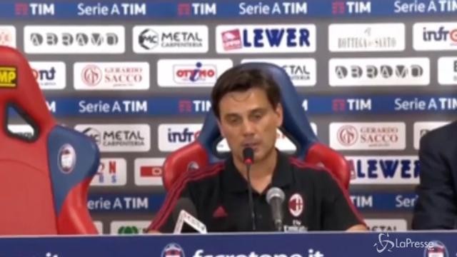 VIDEO Milan, Montella: “Siamo partiti con grande temperamento”
