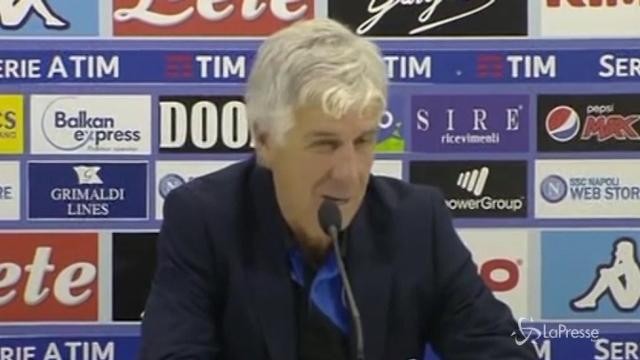 Gasperini: “Abbiamo reagito bene, ma il Napoli è micidiale”