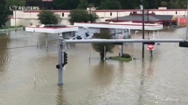Allagamenti a Houston dopo il passaggio di Harvey