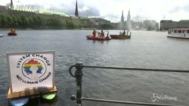 Amburgo, proteste in vista del G20