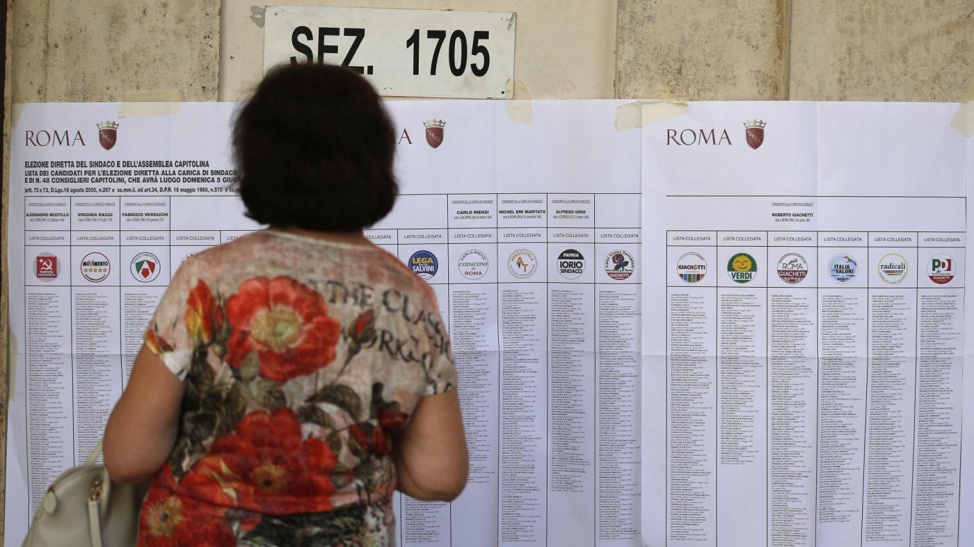 Comunali Roma, alle 19 affluenza del 39,40%