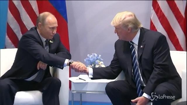 G20, intesa Putin-Trump nel primo incontro ad Amburgo