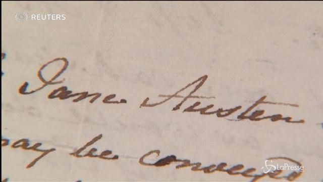 All’asta una lettera della scrittrice inglese Jane Austen