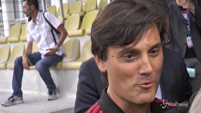 Montella: “Ottimo atteggiamento. Avversari? Il Napoli si è rinforzato di più”