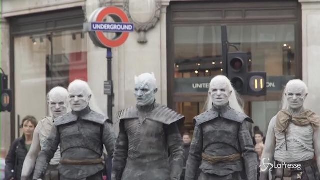 VIDEO Game of Thrones, Londra invasa dai ‘White Walkers’