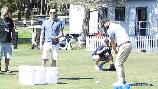 VIDEO Colpi da maestro per Justin Timberlake sul campo di golf