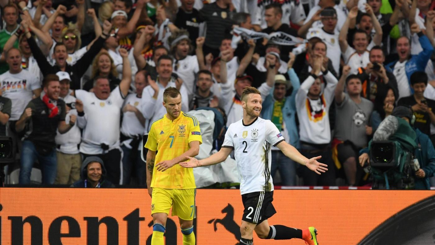 Euro 2016, la Germania sconfigge l’Ucraina per 2-0
