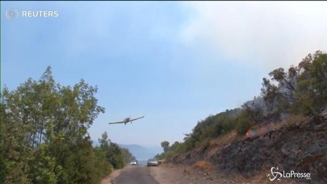 Anche in Montenegro è emergenza incendi