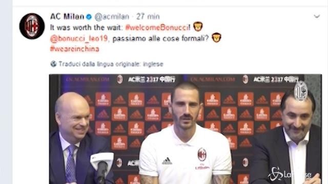 Milan, Bonucci si presenta
