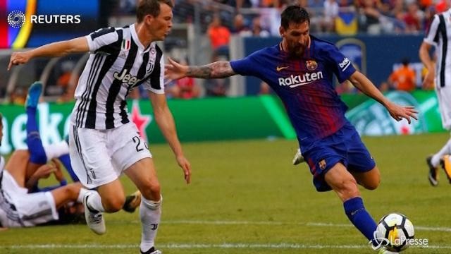 Amichevoli estive, la Juve va ko con il Barcellona