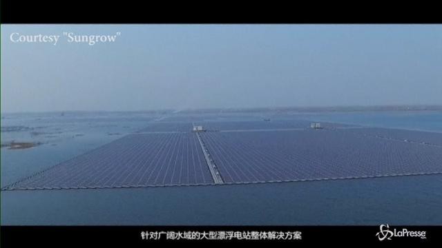 Cina, la più grande azienda galleggiante di energia rinnovabile