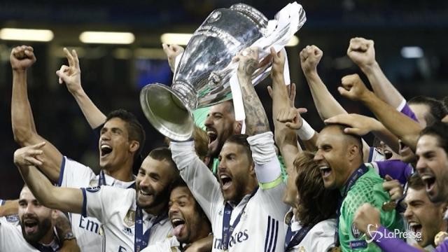 Il Real Madrid vince la Champions League