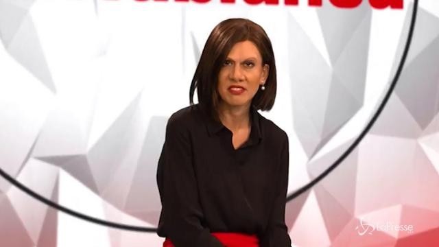 Virginia Raffaele imita Bianca Berlinguer e lancia ultima puntata