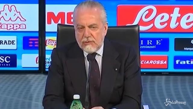 VIDEO Benevento in A: gli auguri di De Laurentiis