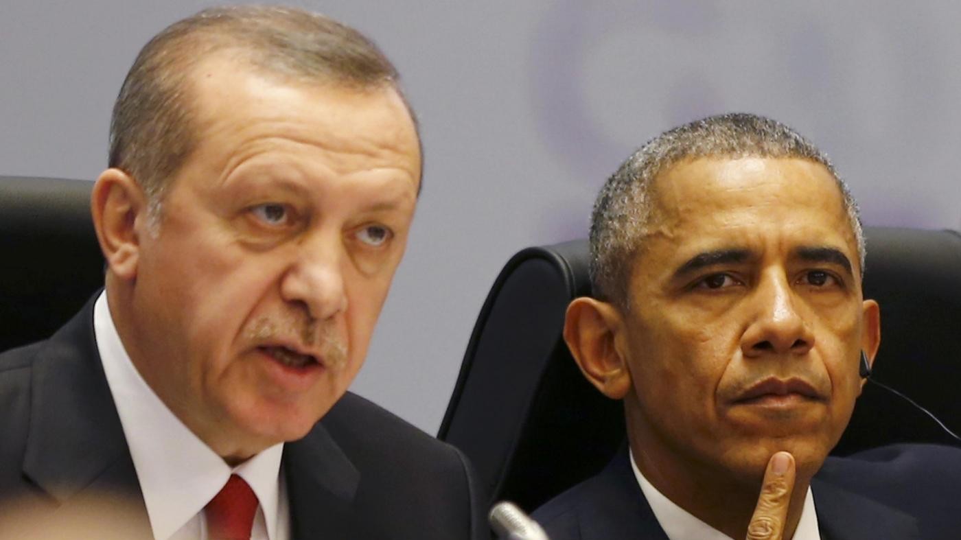 Siria, Obama sente Erdogan: Insieme per lotta a Isis