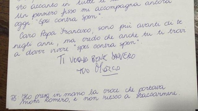 Pannella, lettera al Papa: Francesco ti voglio bene davvero