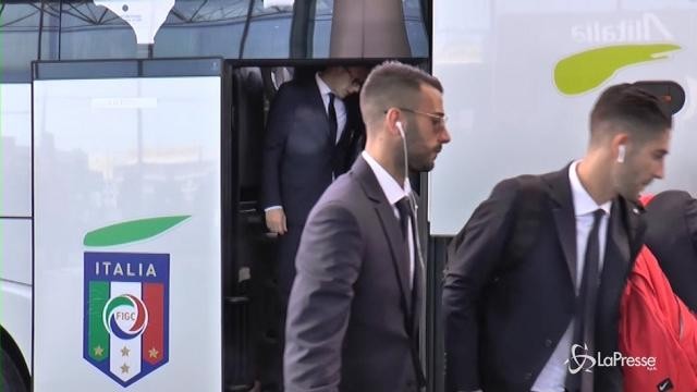 Roma-Fiumicino: la partenza della Nazionale Under 21