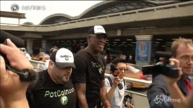 Denis Rodman torna dalla Corea del Nord