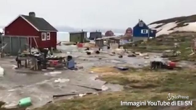 Groenlandia, tsunami si abbatte sulla costa: 4 dispersi