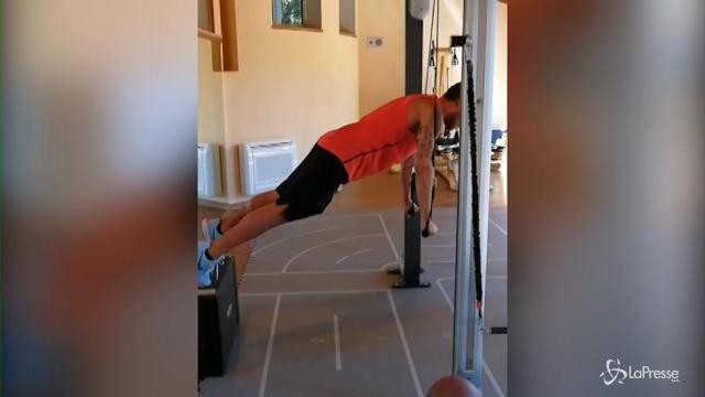 Claudio Marchisio si allena anche in vacanza