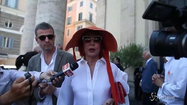 A Roma i funerali di Carla Fendi