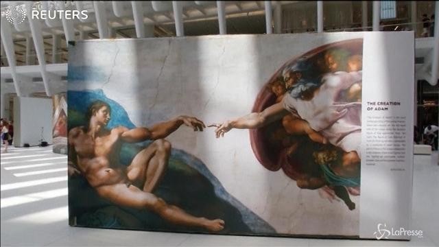 VIDEO La Cappella Sistina in mostra a New York con 32 gigantografie