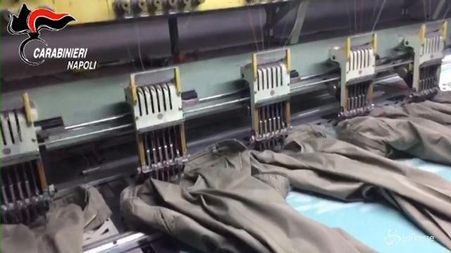 Napoli: contraffazione, carabinieri scoprono due laboratori