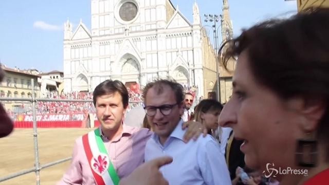 Firenze, ministro Lotti Magnifico Messere alla finale calcio storico