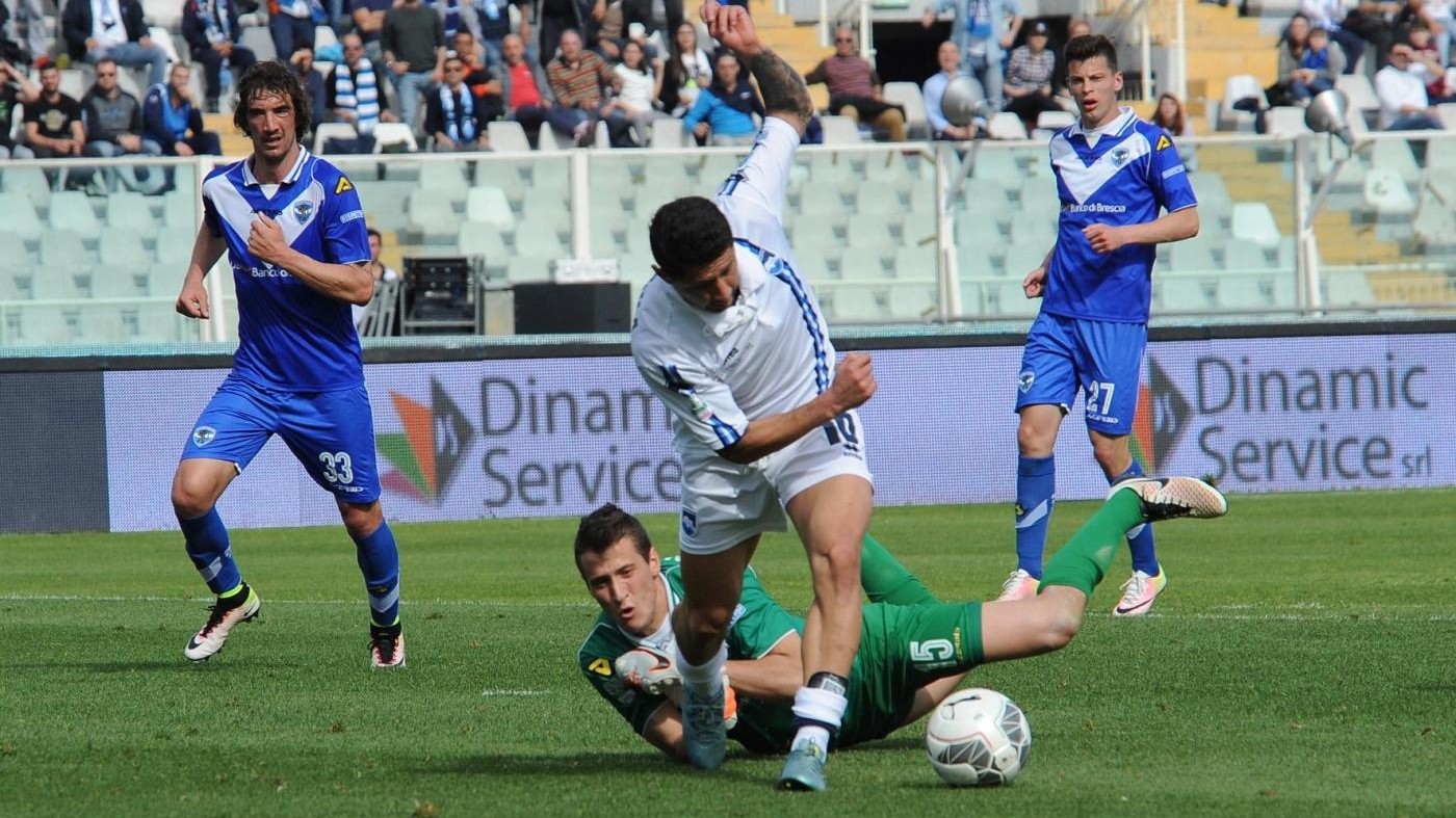 Serie B, il Pescara vince 2-1 a Brescia