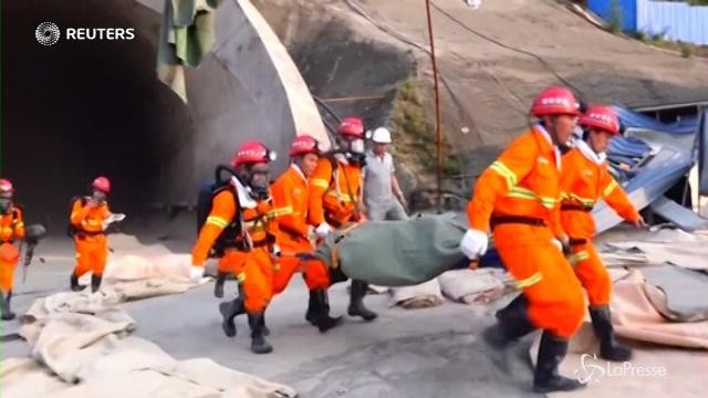 Cina, esplosione in tunnel in costruzione: 12 morti