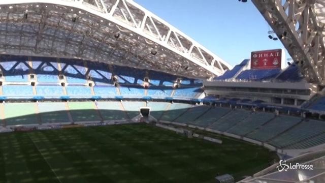 VIDEO Russia, ecco il nuovo stadio di Sochi