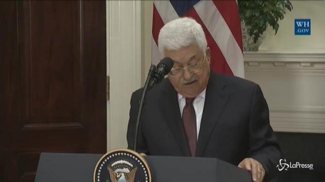 Trump con Abu Mazen alla Casa Bianca