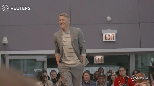 Schweinsteiger modello per un giorno