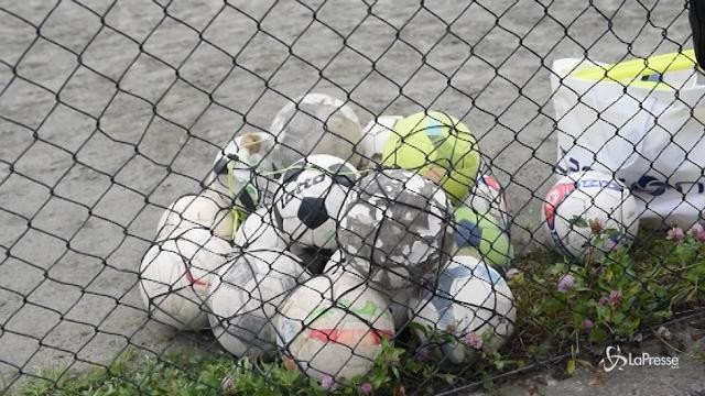 Torino, la Presidente della Circoscrizione 6 Carlotta Salerno alla consegna del defibrillatore al Campo Oxilia