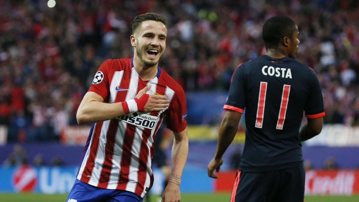 Champions League, primo round all’Atletico: Saul stende il Bayern
