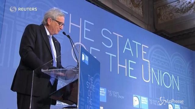VIDEO Juncker elogia l’Italia per l’accoglienza dei migranti