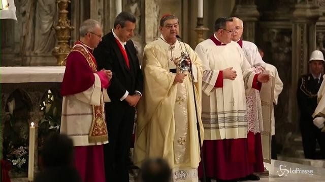 VIDEO Napoli: si scioglie il sangue di San Gennaro