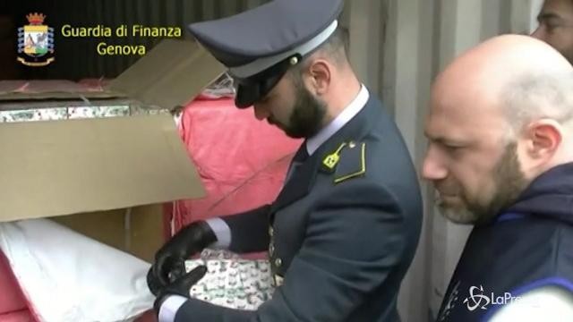 Genova, sequestrate oltre 37t di “droga del combattente”
