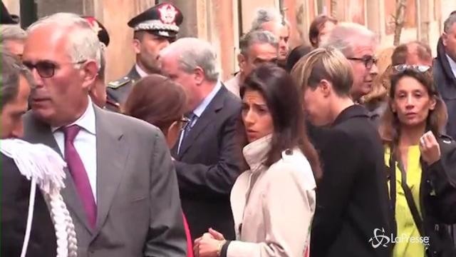 Aldo Moro, 39 anni dopo: Raggi, Zanda e Rosato depongono fiori