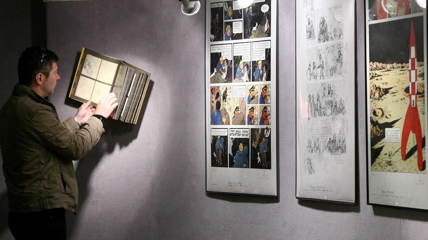 Doppia pagina di Tintin venduta all’asta per un milione di euro