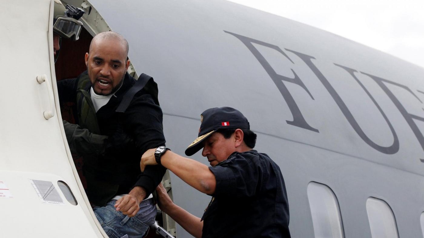 Arrivato in Perù il boss Gerson Galvez, arrestato ieri in Colombia