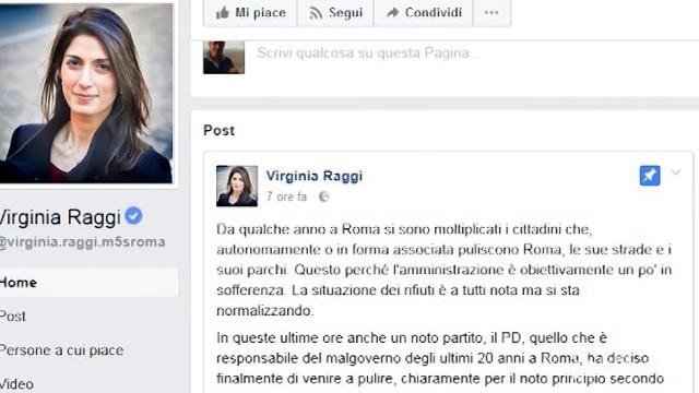 VIDEO Rifiuti a Roma, Virginia Raggi accusa il Pd