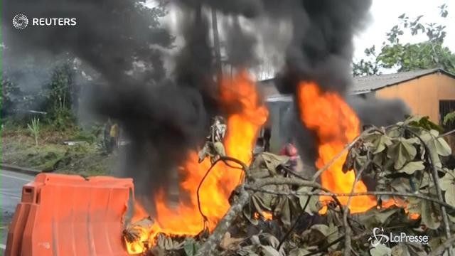 Scontri in Colombia dopo sciopero, un morto
