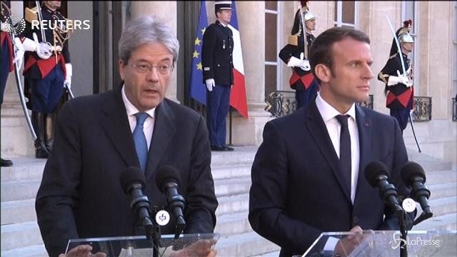 Gentiloni all’Eliseo: Italia e Francia insieme per Europa più forte