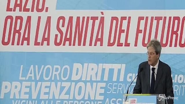 Ariccia, Gentiloni visita il cantiere del Nuovo Ospedale