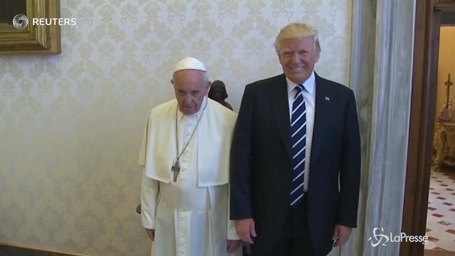 VIDEO L’incontro di Trump e Papa Francesco in Vaticano